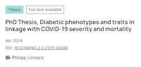 phd diabetic phenotypes and traits in link with covid-19 severity and mortality