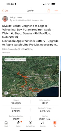 apple watch ultra gps app screenshot